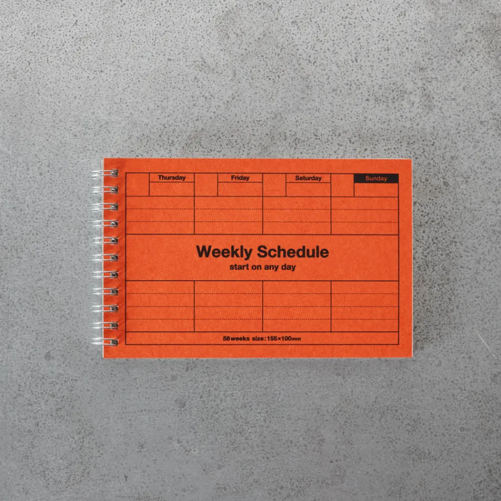 Hot 960 MARKS KAMOI Agenda Weekly Schedule - Orange