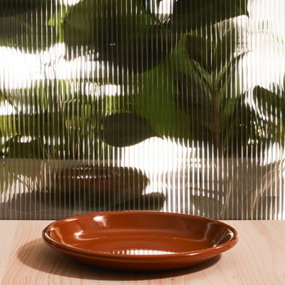 Clearance 2161 ELIFLE ENAMELWARE Assiette - Marron