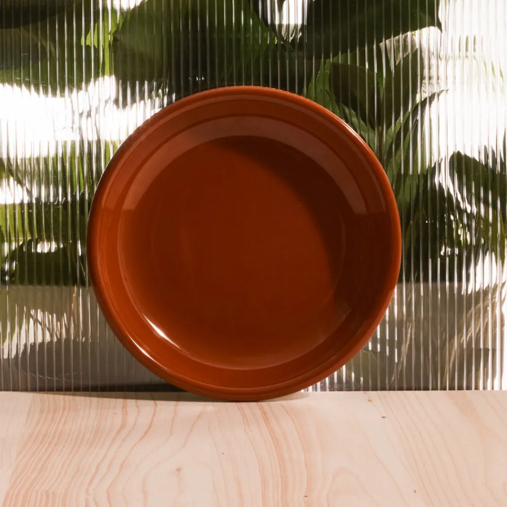 Clearance 2161 ELIFLE ENAMELWARE Assiette - Marron