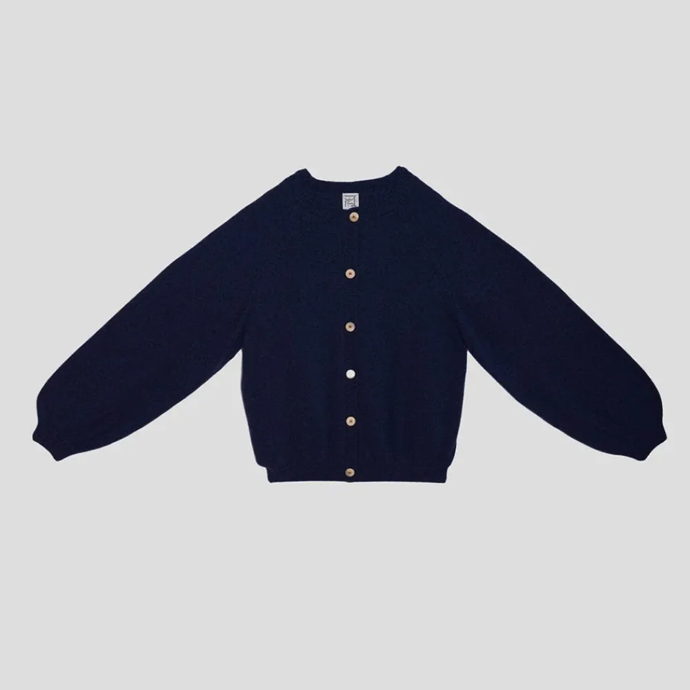 Outlet BASERANGE - Cardigan Soar - Bleu