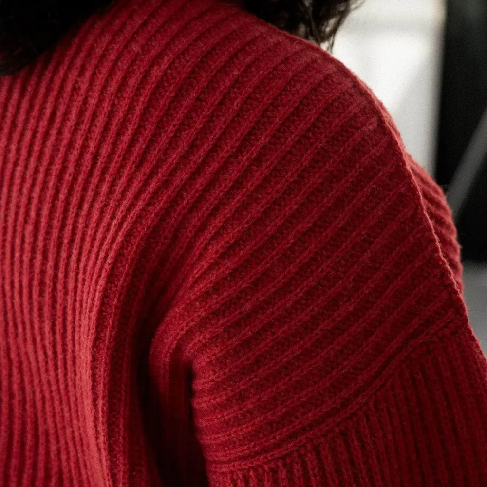 Discount BASERANGE - Pull Mea - Rouge
