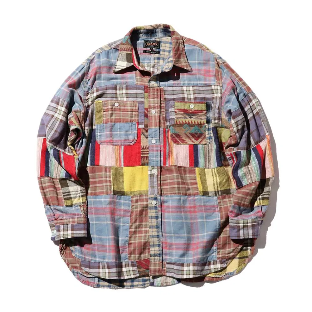 Fashion BEAMS Plus - Chemise Indian Flannel - Multicolore