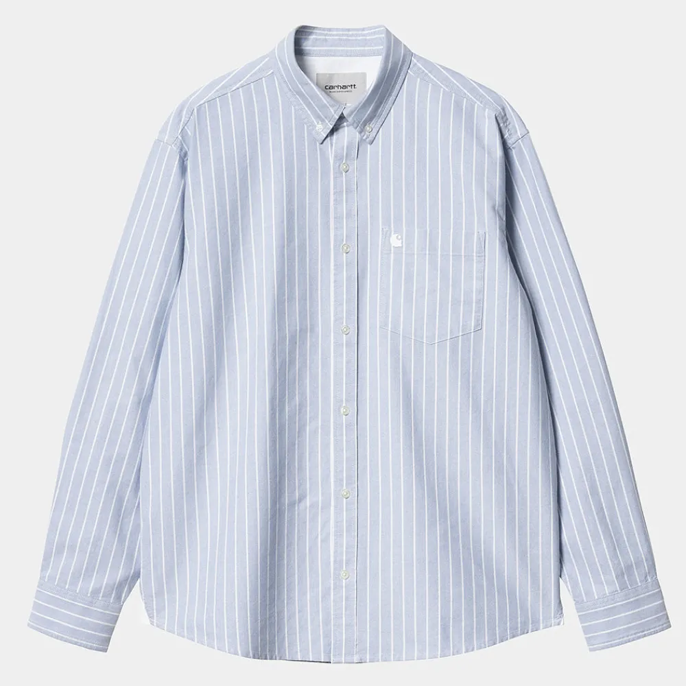 New Carhartt WIP - Chemise Dowlen - Bleu