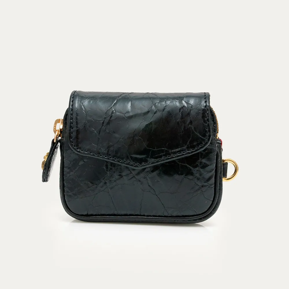Fashion Claris Virot - Porte-Monnaie Karl - Noir Vintage