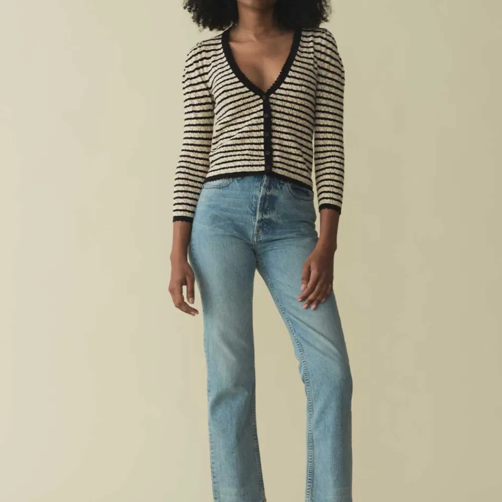 Fashion Dôen - Cardigan Chandel - Beige à rayures