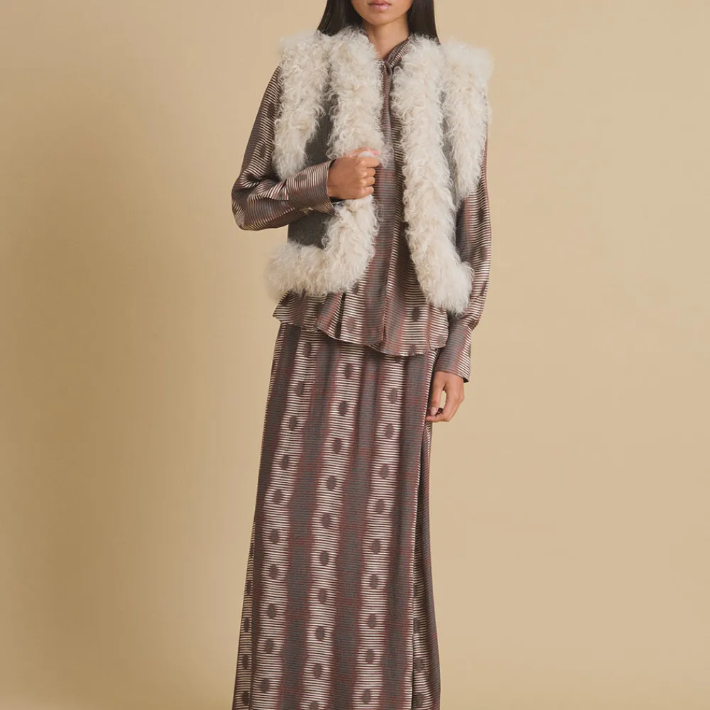 Sale DIEGA - Gilet Givro - Ecru