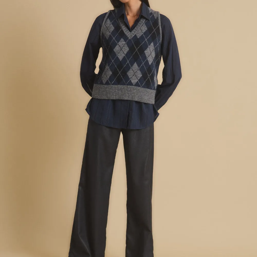 Sale DIEGA - Maille Pumeo - Marine