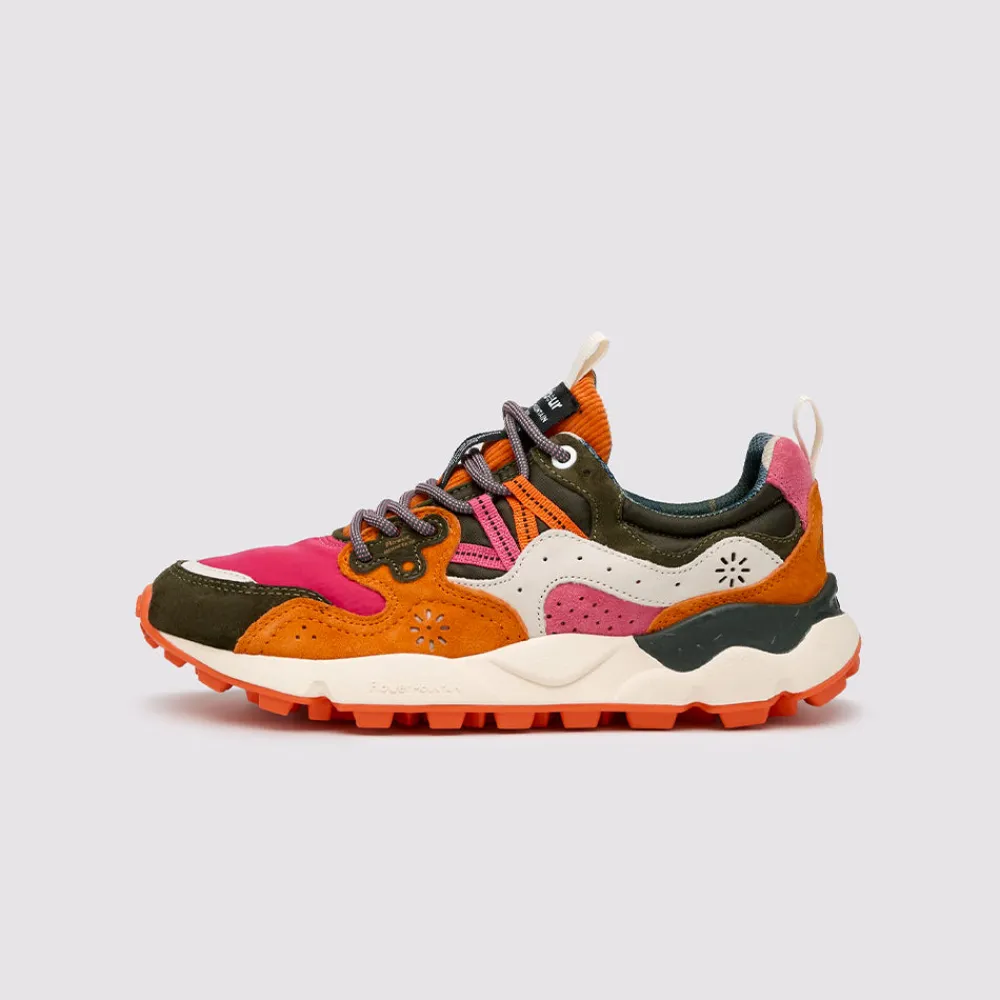 Discount Flower Mountain - Baskets Yamano 3 Uni - Kaki/ Fushia