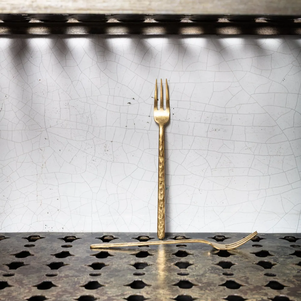 New 1316 COMAS AND PARTNERS Fourchette de table - Or