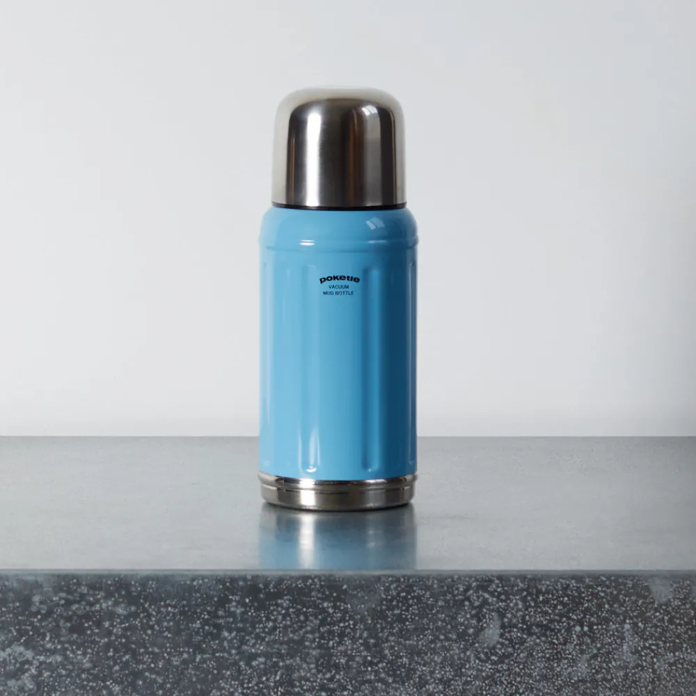 Store 738 POKETLE Gourde Thermos 350ml - Bleu - Poketle