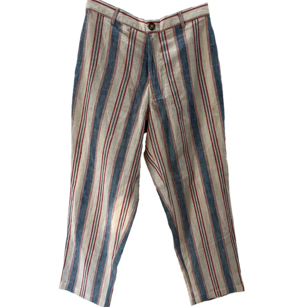 Clearance Harago - Pantalon Ticking Rayures - Multicolore