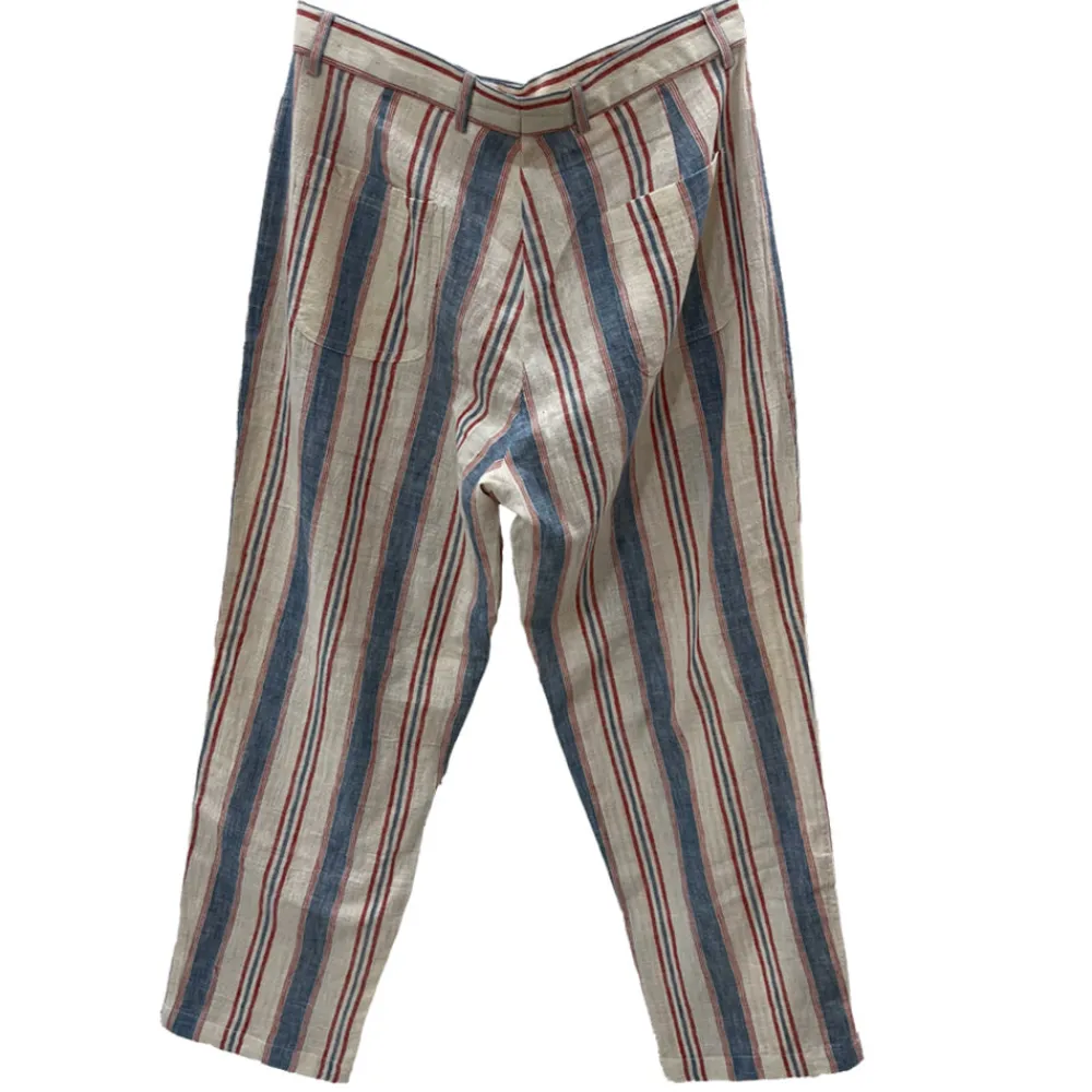 Clearance Harago - Pantalon Ticking Rayures - Multicolore