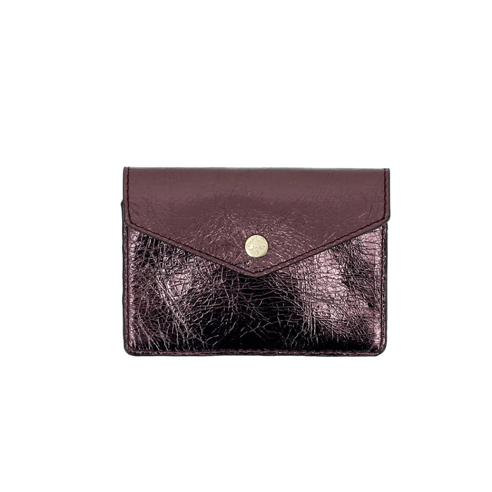 Fashion HERBERT FRERE SOEUR Herbert Frère Soeur - Porte monnaie Le Paris-New York Laminato - Bordeaux