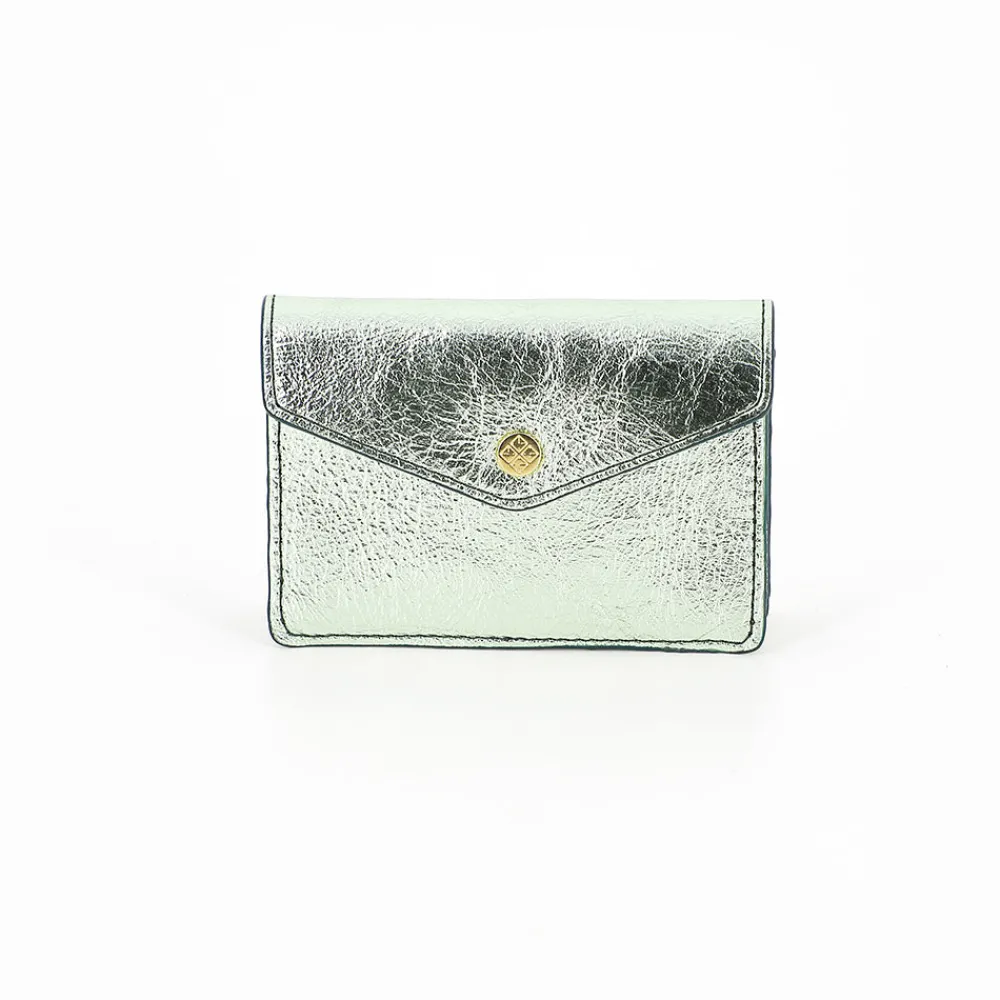 Discount HERBERT FRERE SOEUR Herbert Frère Soeur - Porte monnaie Le Paris-New York Laminato - Vert