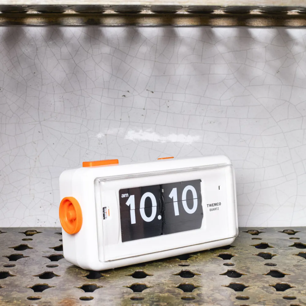 Hot 1644 TWEMCO Horloge AL 30 - Blanc & Orange - Twemco