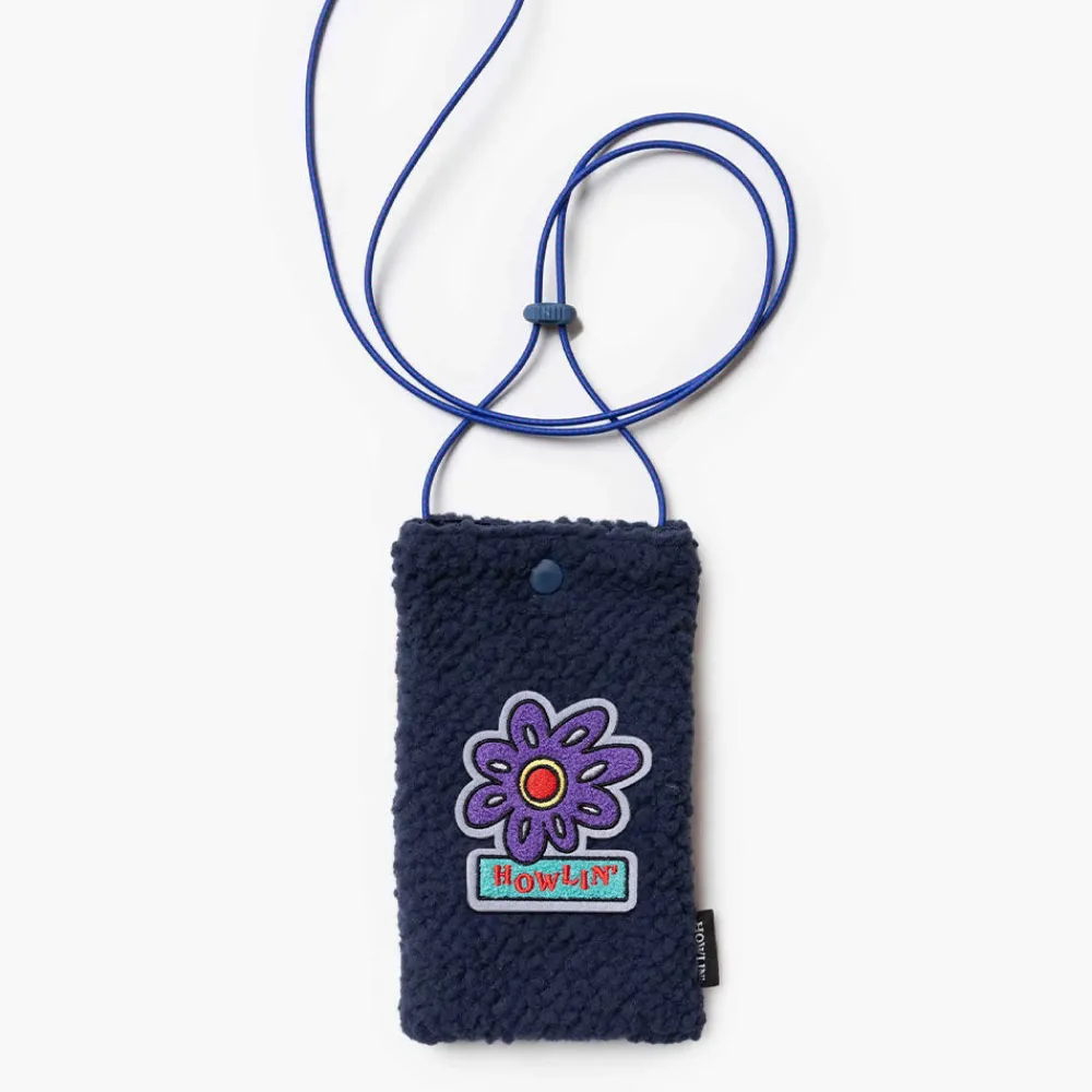 Shop HOWLIN ' - Sac Flower Shearling - Marine