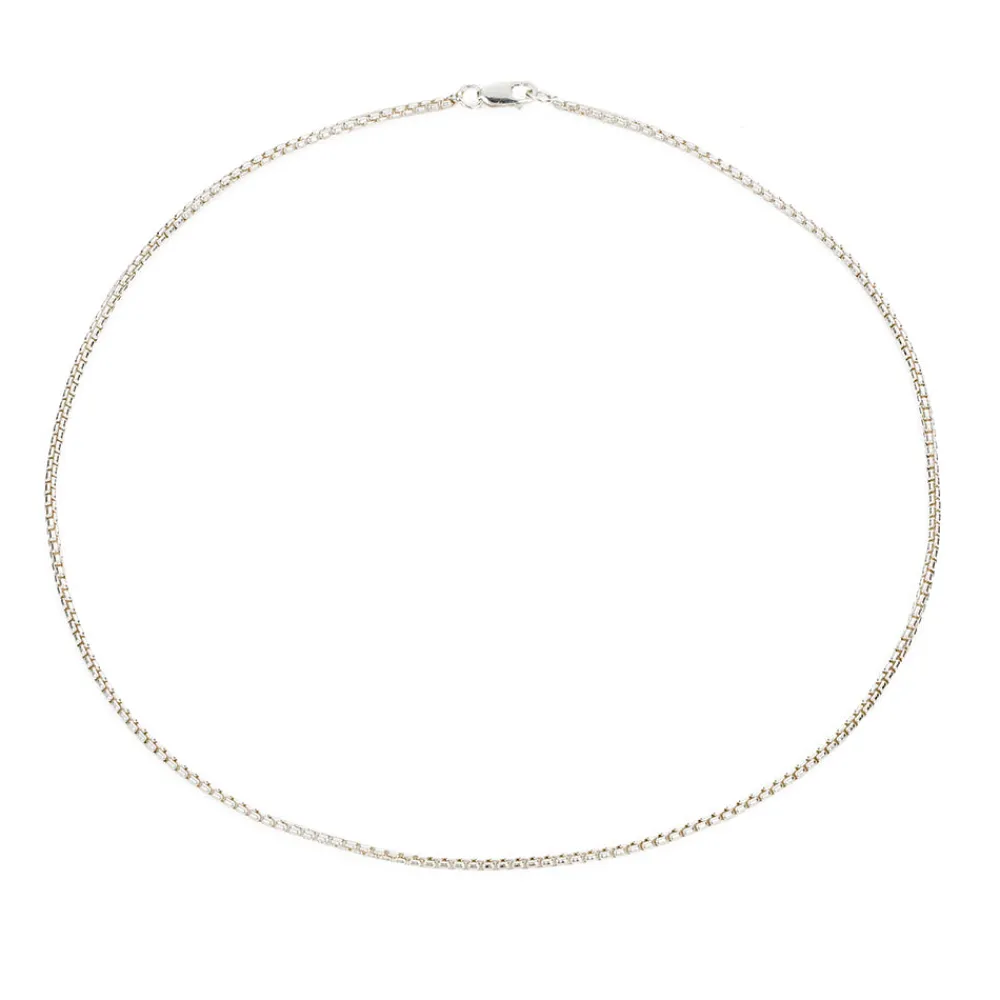 Hot MARA SCALISE - Collier Thin Box Chain - Silver