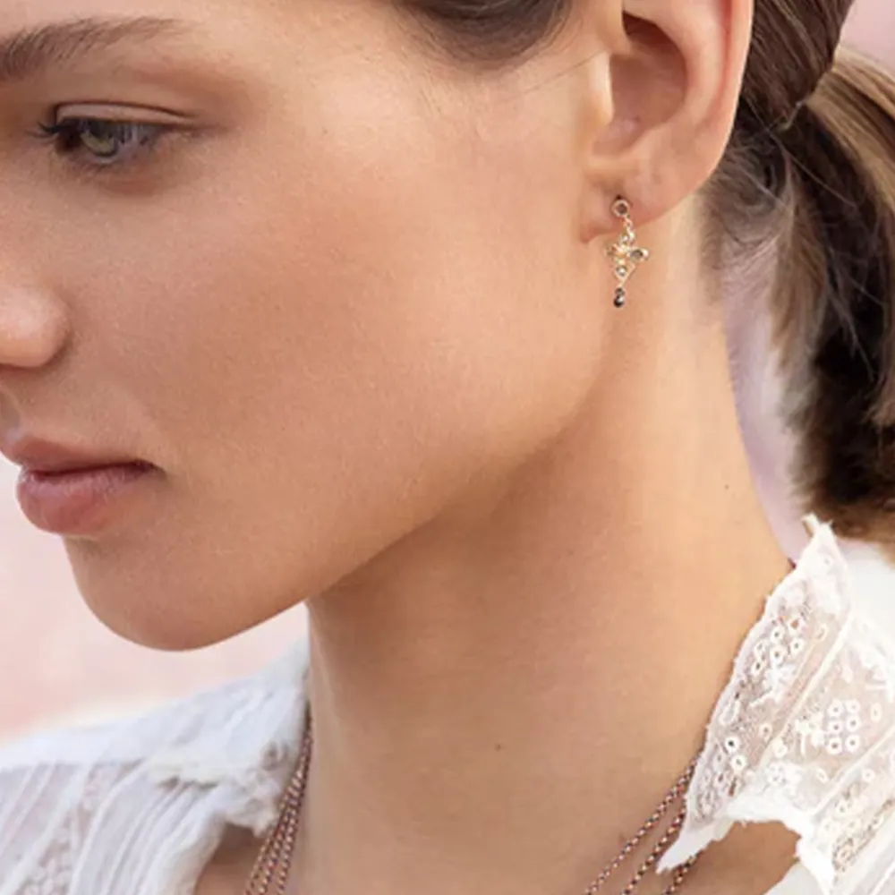 Online MARIE LAURE CHAMOREL - Boucles d'oreilles n°909 - Bicolore