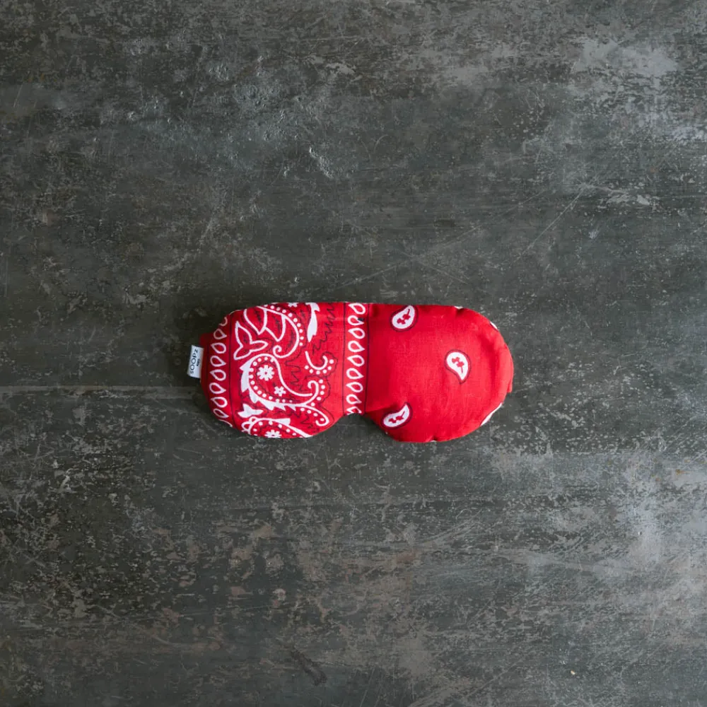 Store 2211 SOOPZ Masque Yeux Chauffant et Réfrigérant – Bandana Rouge