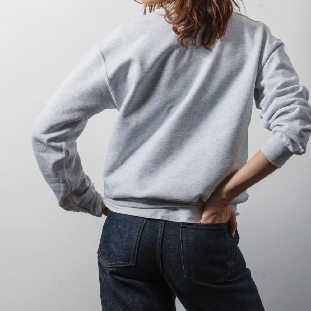 Cheap M05 Merci - Sweat Gothique Non Merci - Gris