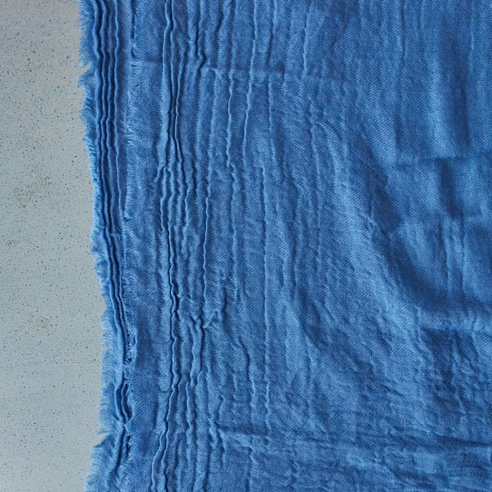 Fashion MERCI - Étole en laine - Ciel