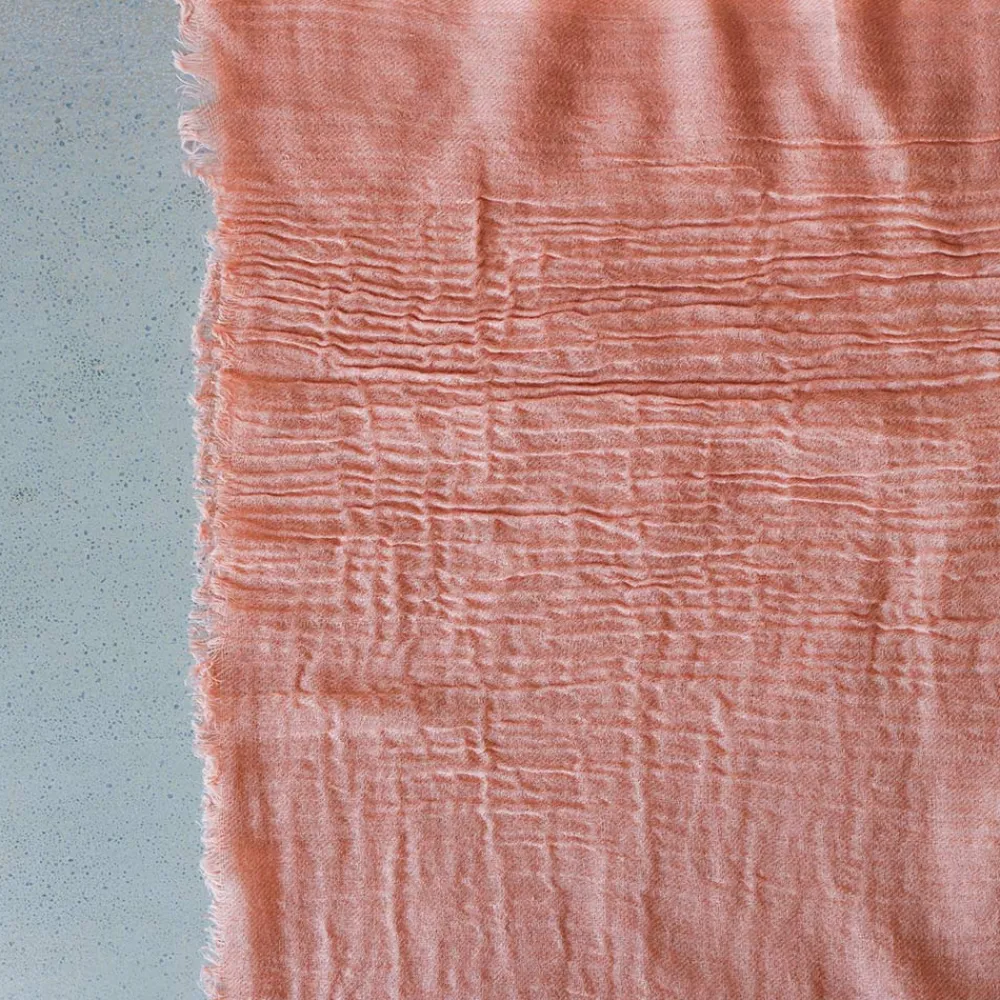 Fashion MERCI - Étole en laine - Rose