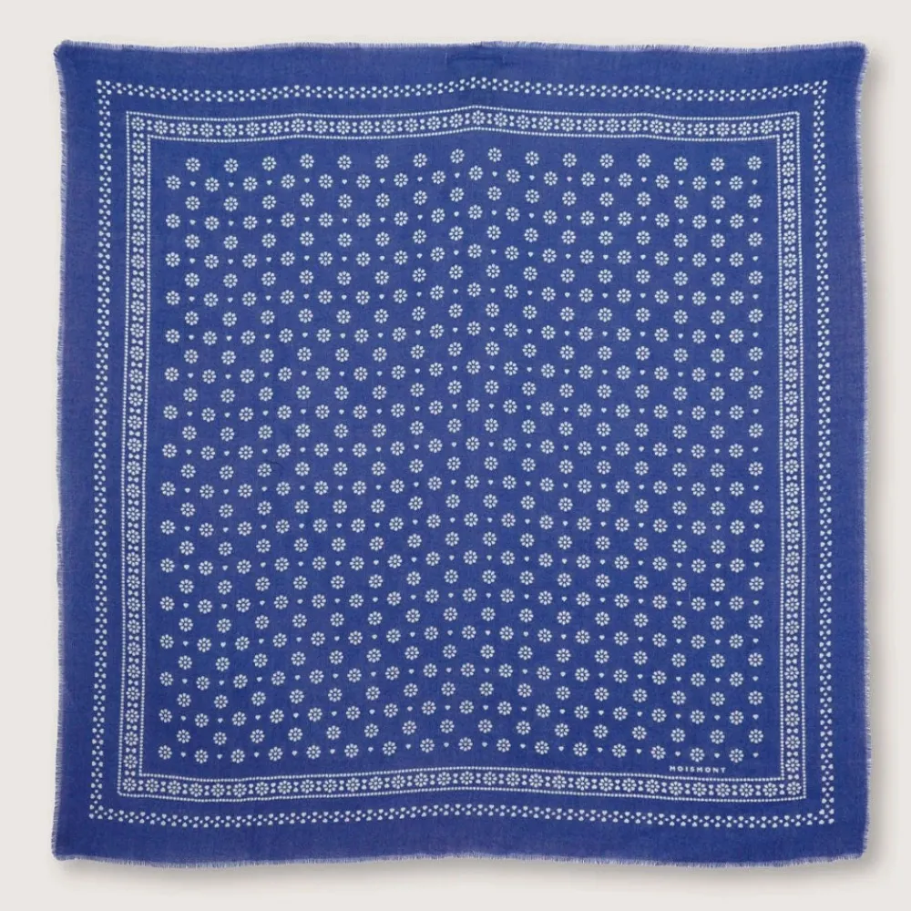 New MOISMONT - Foulard n°676 - Denim Blue