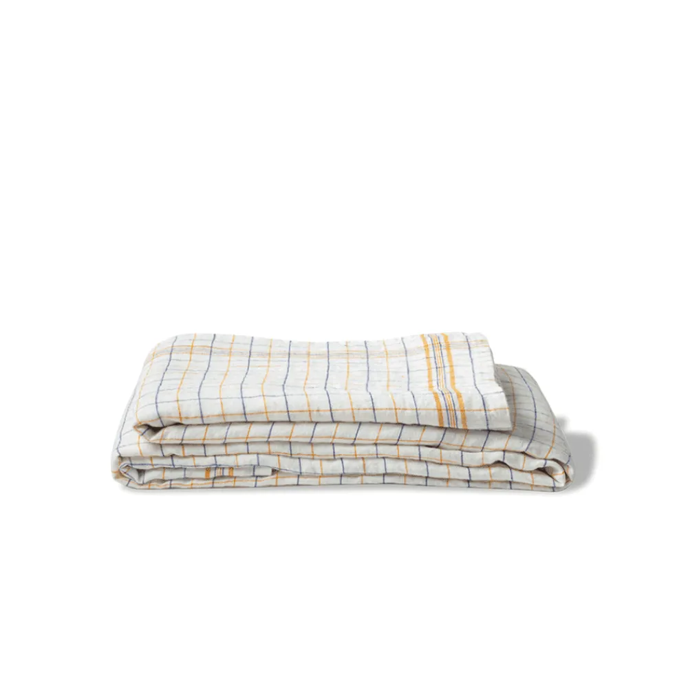 New 200 LINTEX Nappe en lin lavé - Office Jaune Vallauris