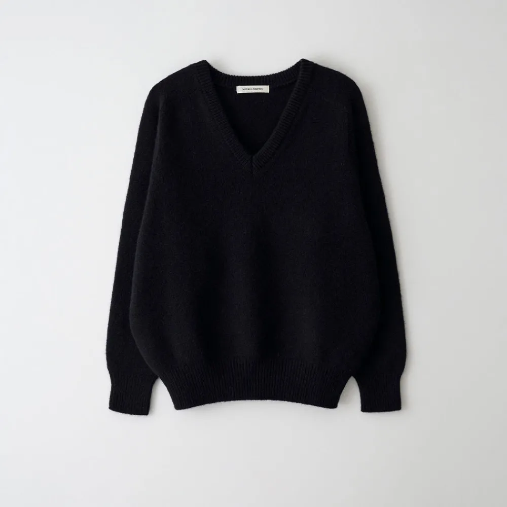 Online Nothing Written - Pull Alpaga - Noir