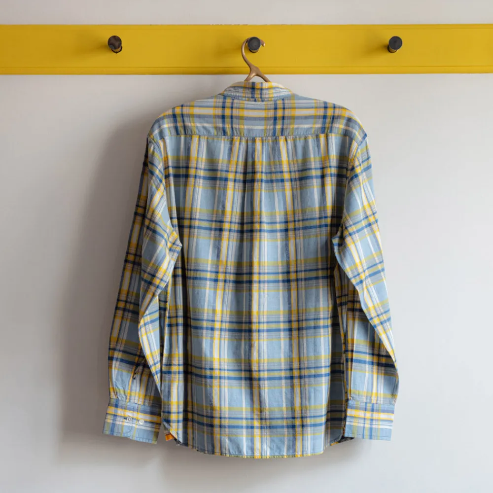 Cheap Original Madras Trading Company - Chemise Classique Button Down - Clair Bleu