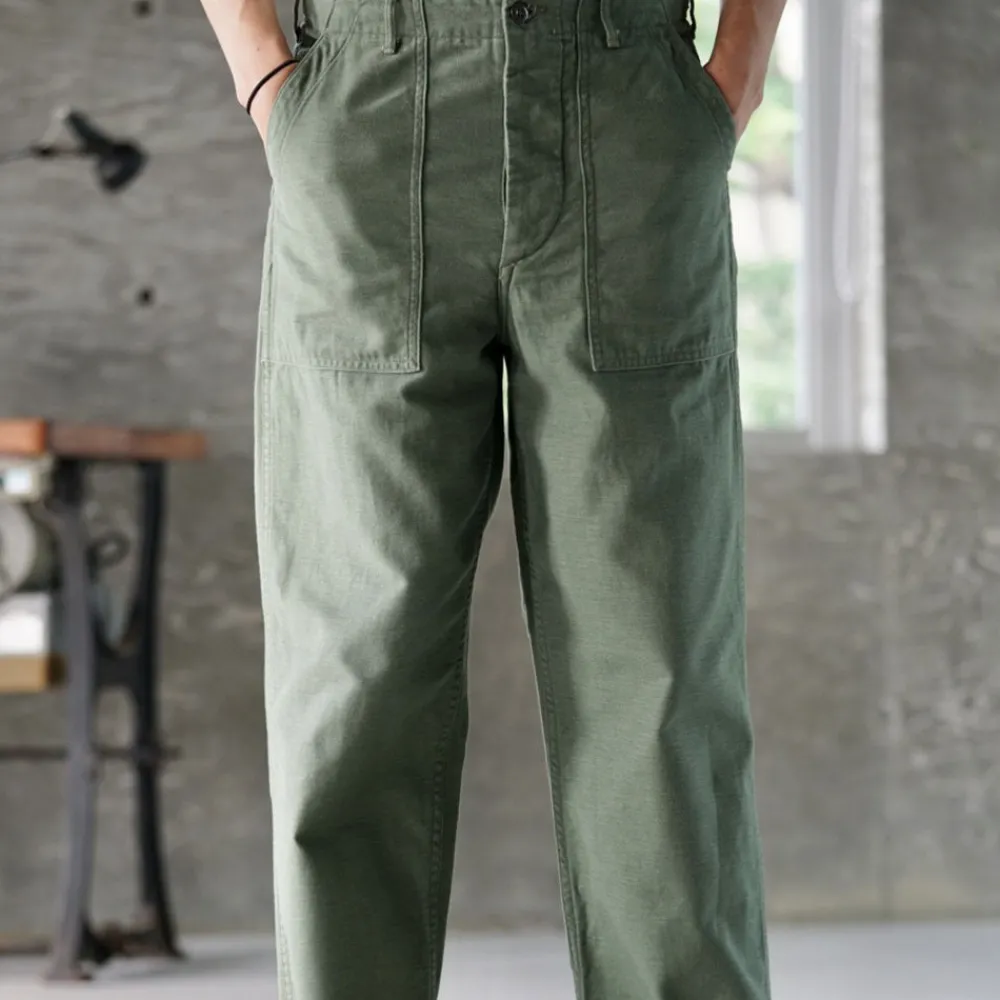 Outlet OrSlow - Pantalon Us Army Pants Fatigue - Vert
