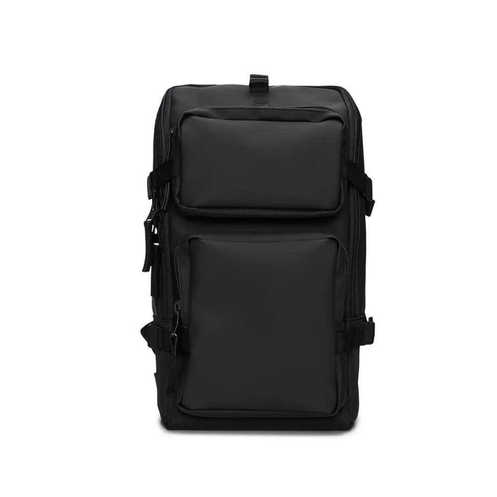 Outlet Rains - Sac Trail Cargo Backpack - Noir