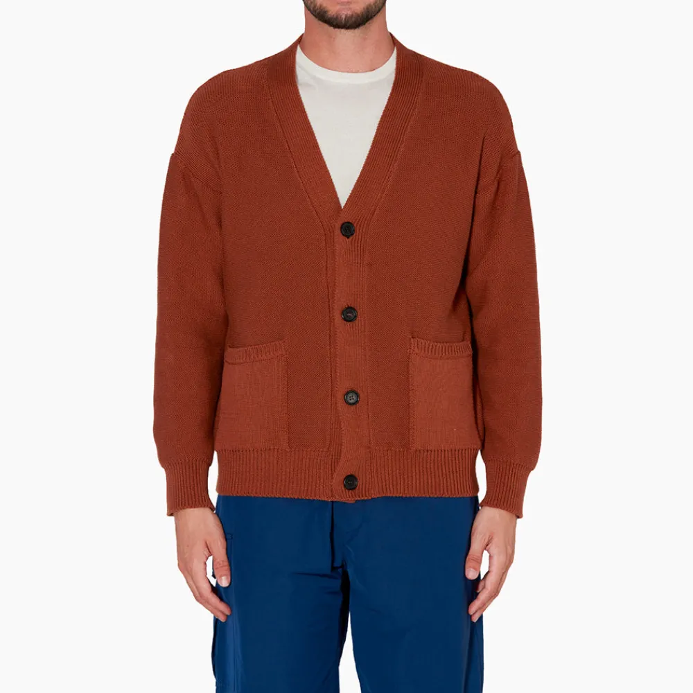 Cheap Roberto Collina - Cardigan en maille - Marron