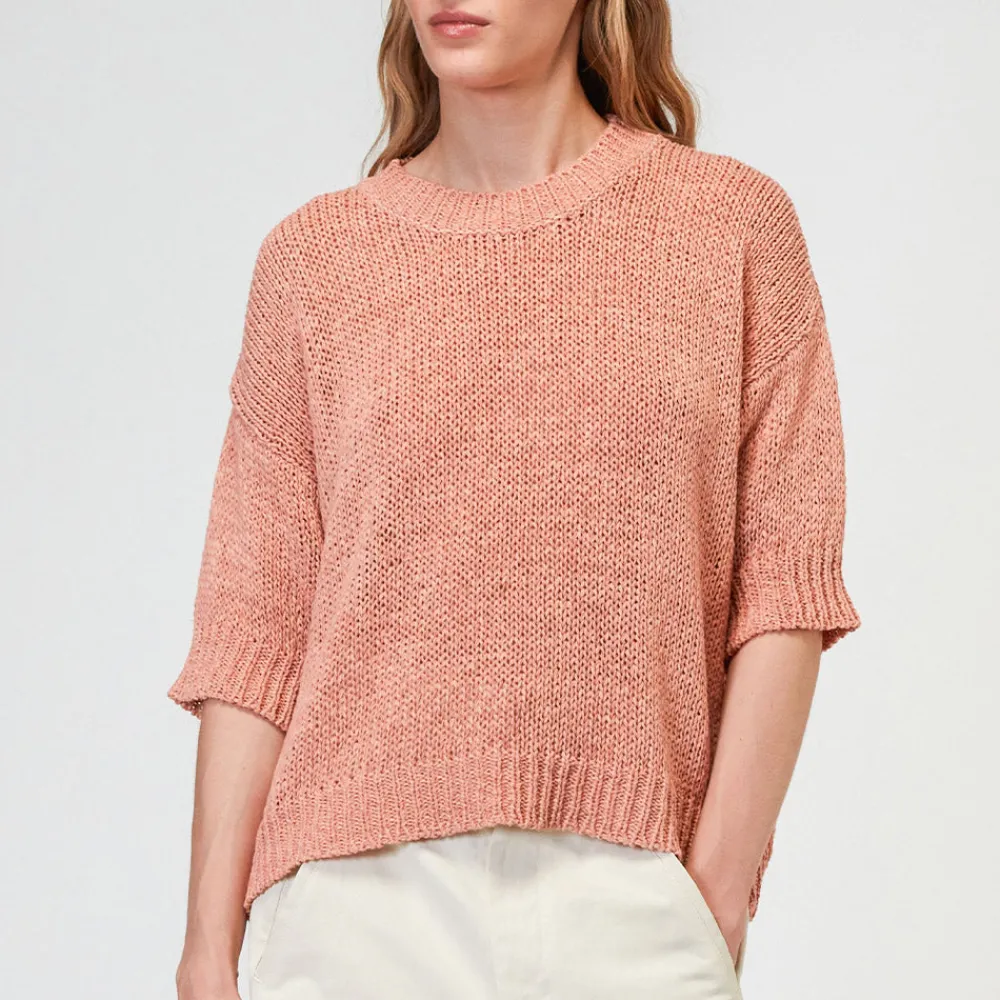 Flash Sale Roberto Collina - T-Shirt en Maille - Peche
