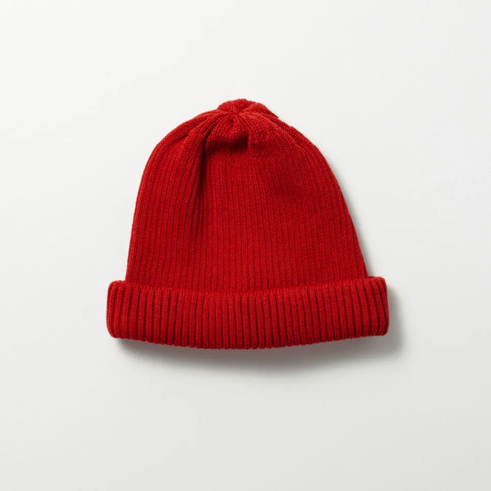 Clearance Rototo - Bonnet enroulé - Rouge