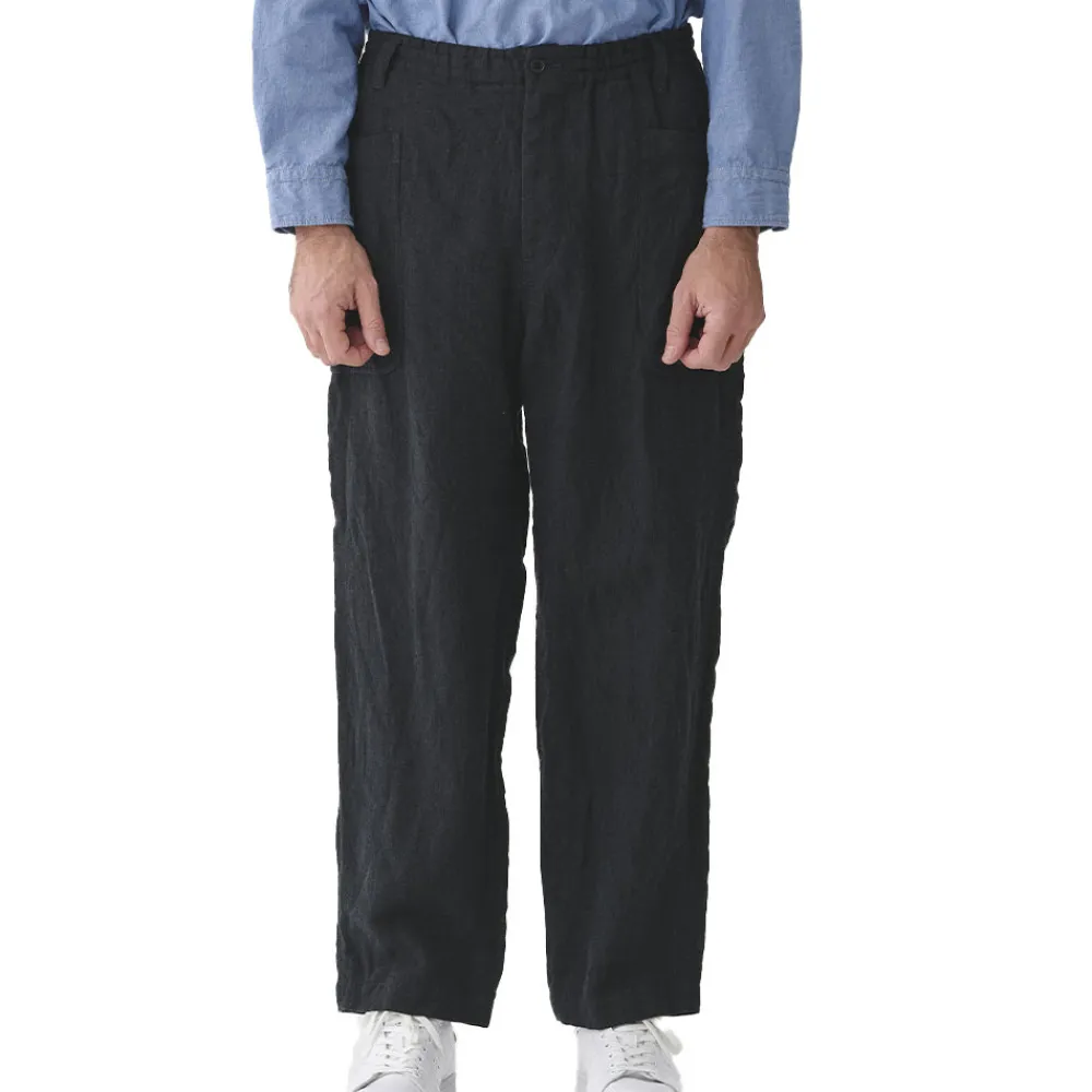 Cheap Sage de Cret - Pantalon Pegtop Herringbone - Noir