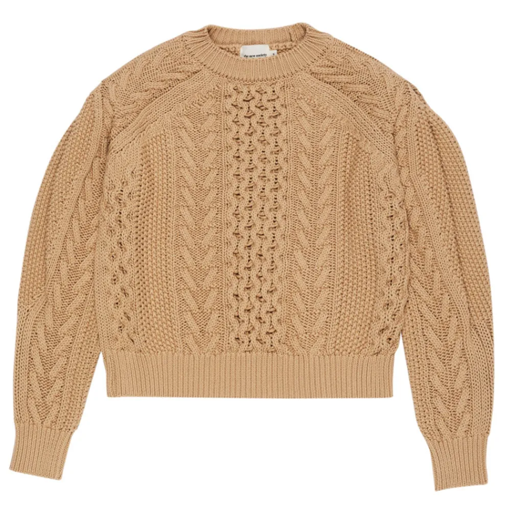 Hot The New Society - Maille Pull - Beige