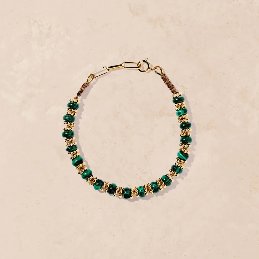 Fashion TITYARAVY - Bracelet Seda - Malachite