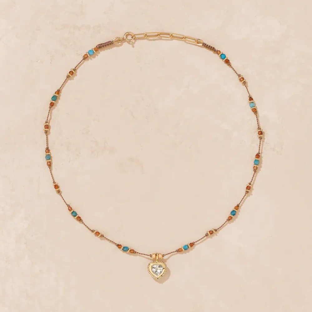 Discount TITYARAVY - Collier Gini P Apatites - Marron