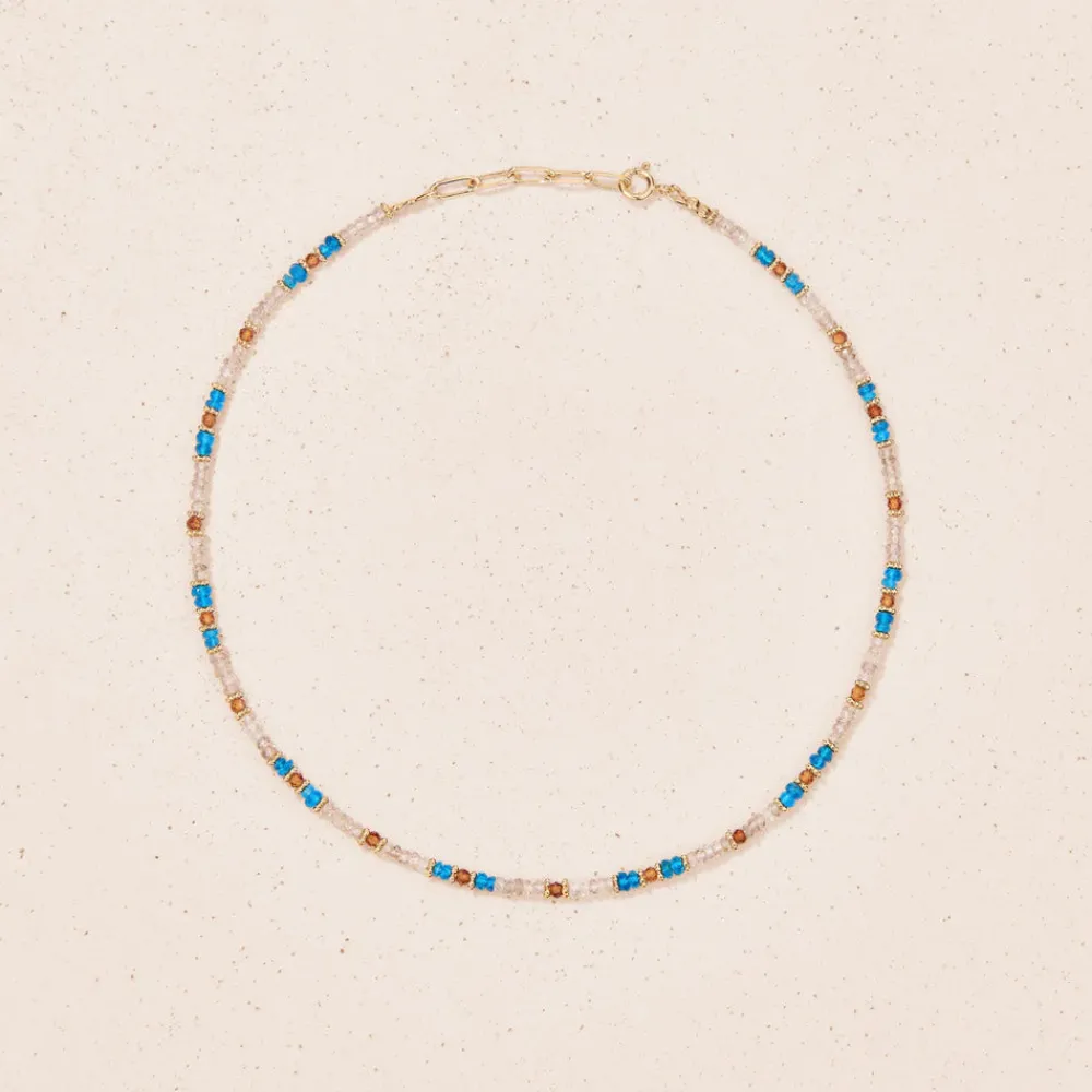 Discount TITYARAVY - Collier Shri - Bleu