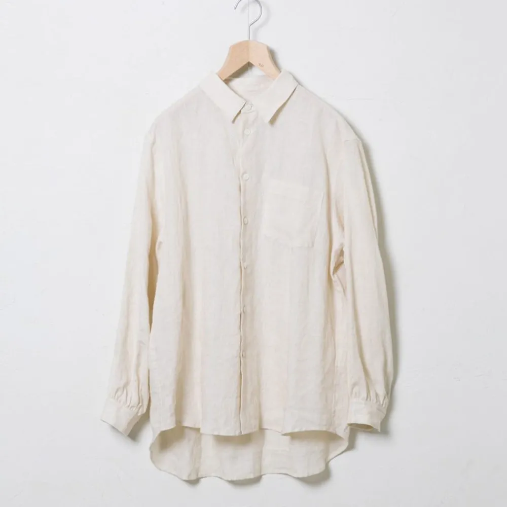 Best Vlas Blomme - Chemise Heritage 60 - Ecru