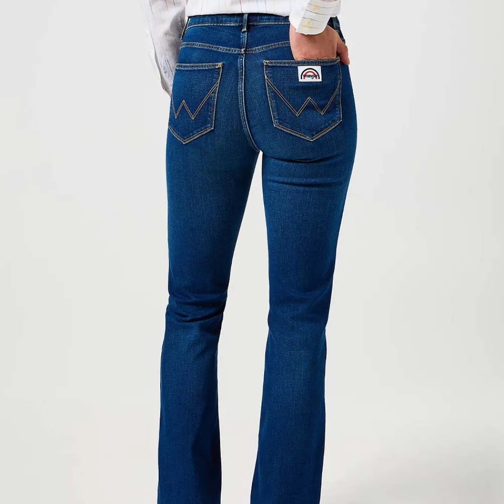 Sale WRANGLER - Jeans Flare - Bleu