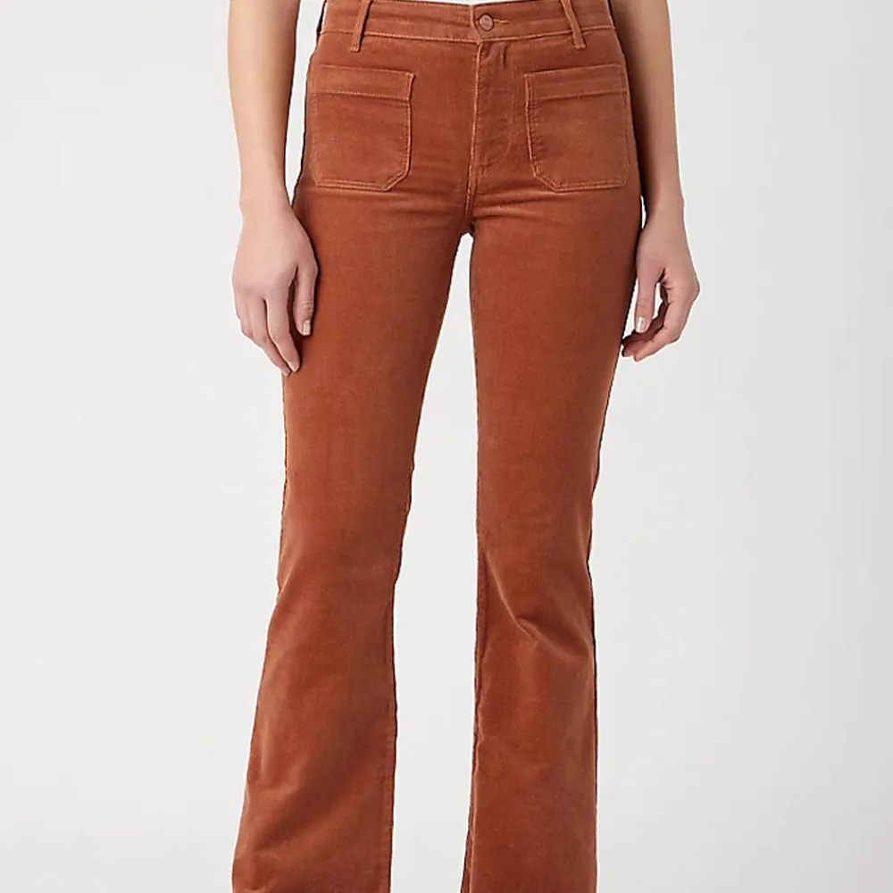 Fashion Wrangler - Pantalon Flare - Marron